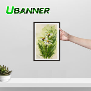 نقاشی آب‌رنگ طراوت