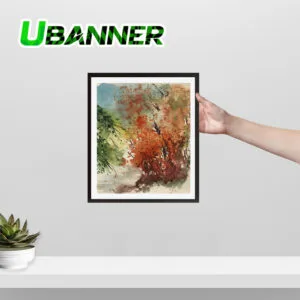 نقاشی آب‌رنگ انفجار رنگ