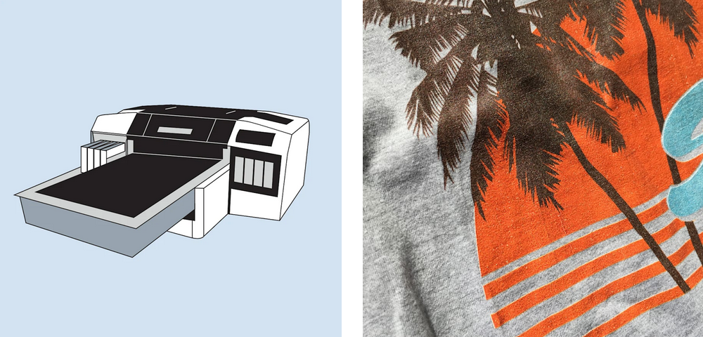 روش چاپ تیشرت با پرینتر DTG