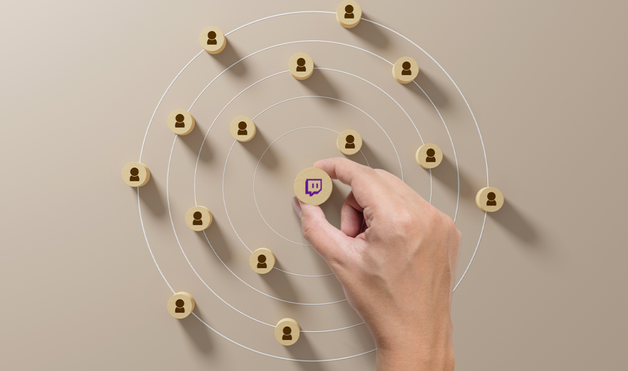 وکتور شبکه اجتماعی twitch