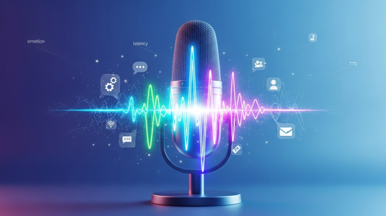 وکتور آبی میکروفون و صدا