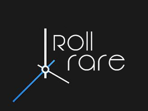 طراحی لوگو برند ساعت Roll Rare