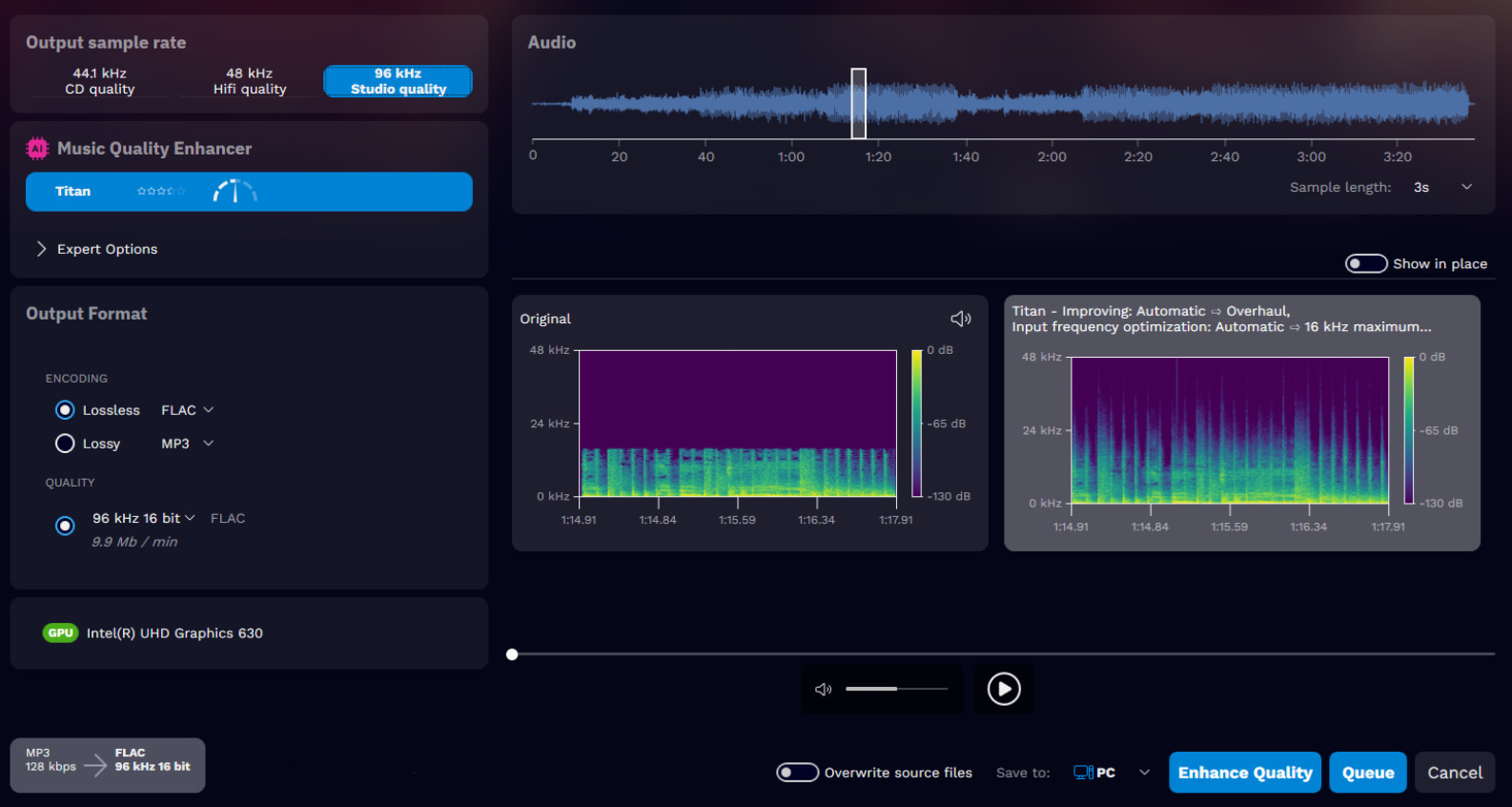 محیط هوش مصنوعی برای افزایش کیفیت صدای ویدئو