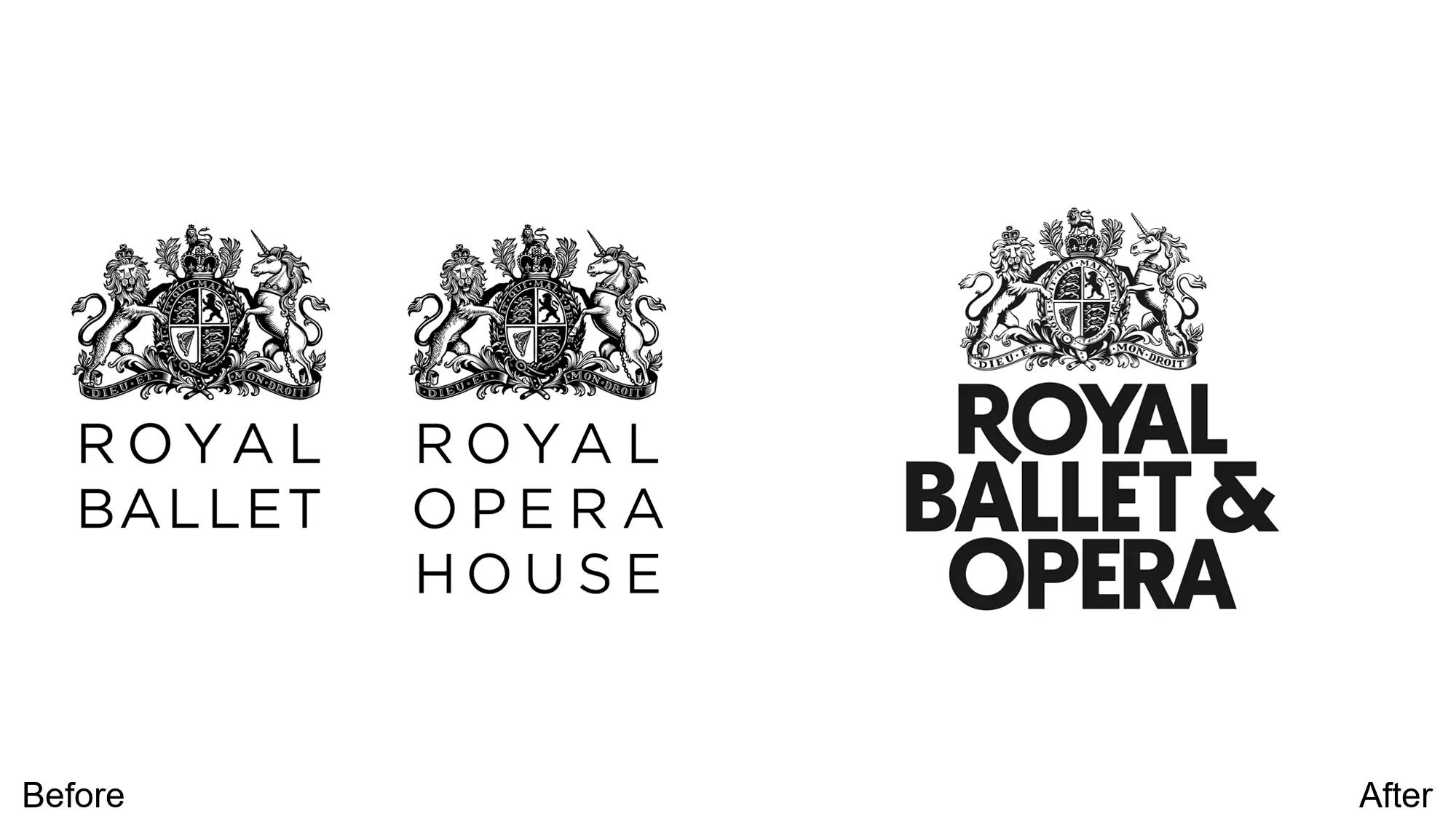 نمونه باز طراحی لوگو Royal Ballet And Opera