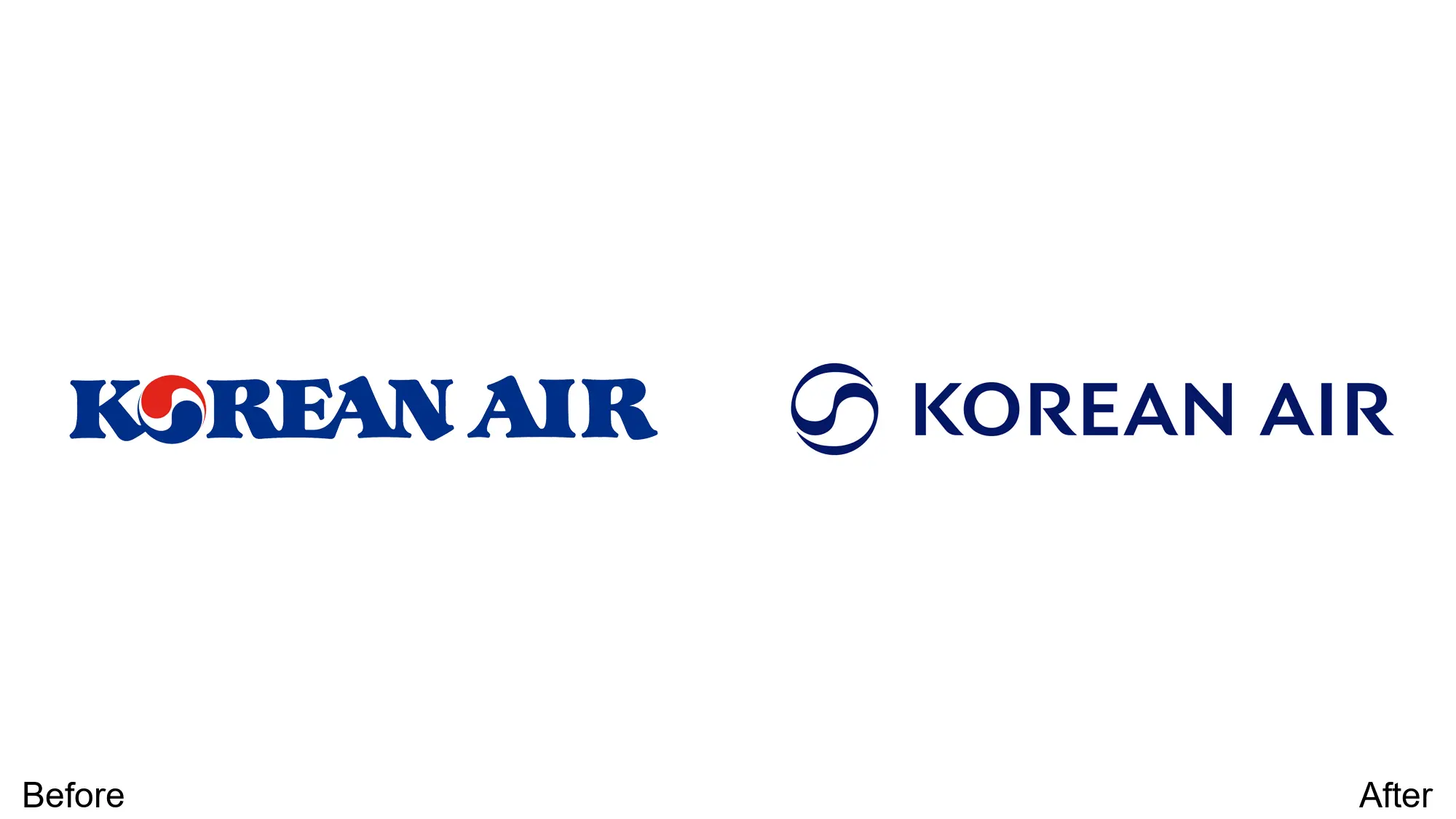 نمونه باز طراحی لوگو Korean Air